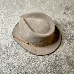 Stetson Barnstormer Caribou Grey Fedora Size 7 3/4 R Oval 2" Brim Made in USA